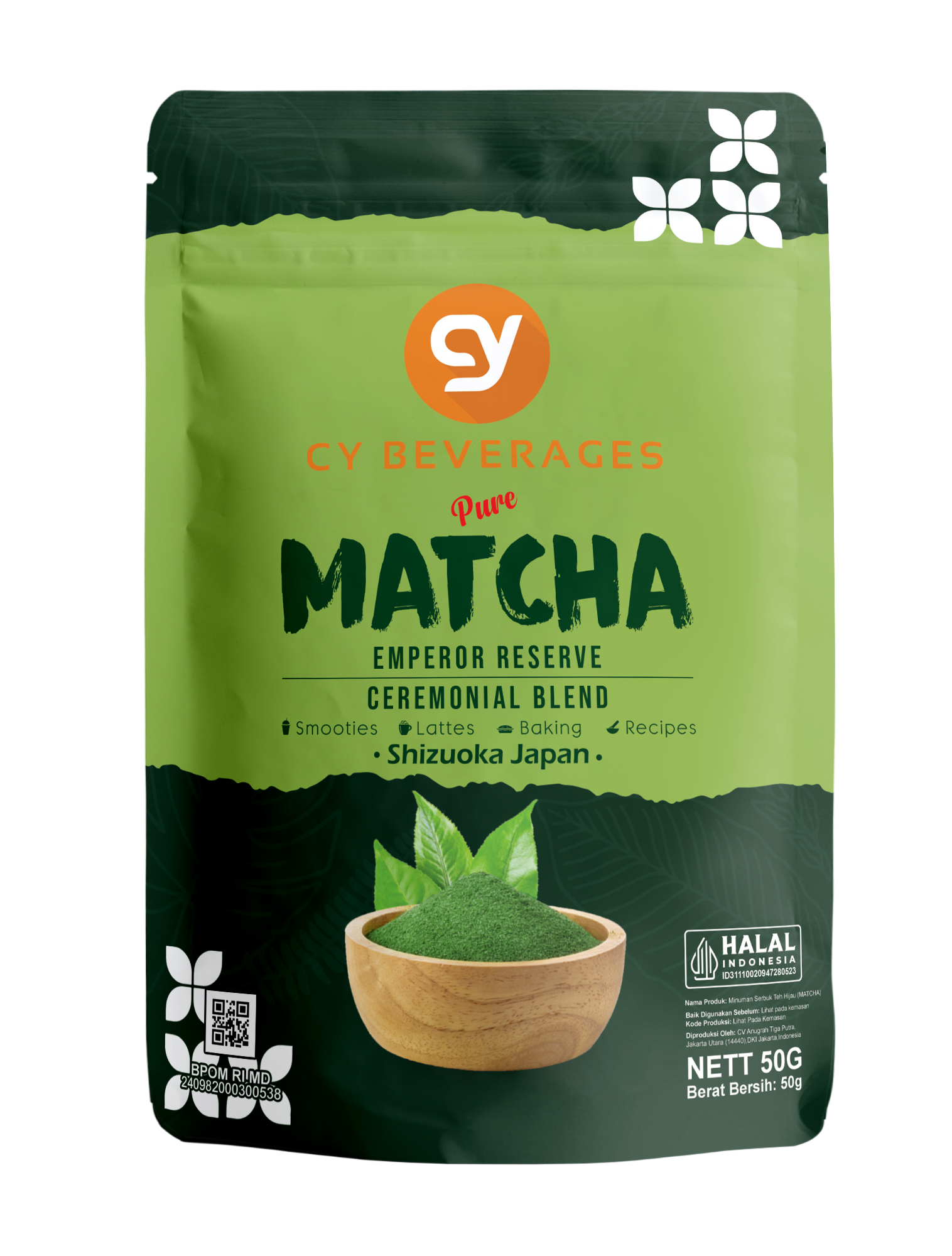 CY Pure Matcha Ceremonial Blend Shizuoka Japan Matcha Powder - Emperor Reserve