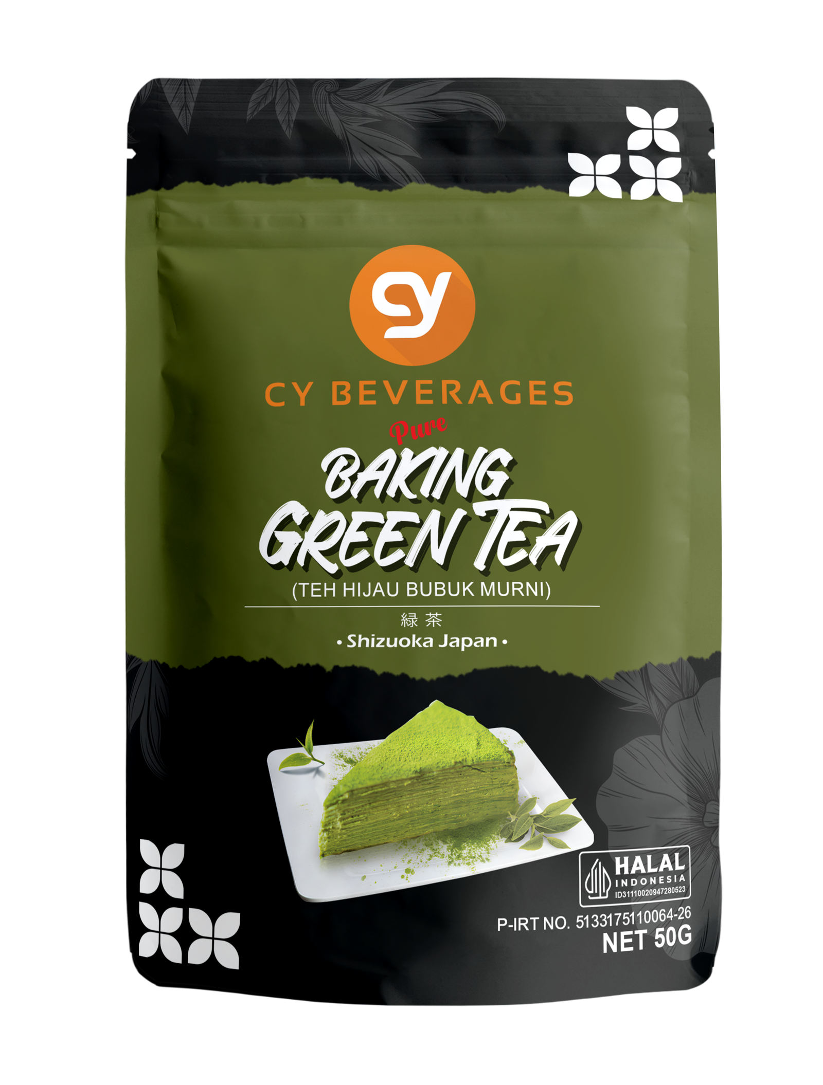 CY Pure Baking Green Tea 80g - Bubuk Green Tea Murni untuk Baking